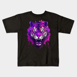 Colorful Tiger Kids T-Shirt